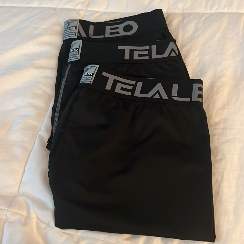 TELALEO Youth Compression Leggings Pants Tights Athletic Base Layer